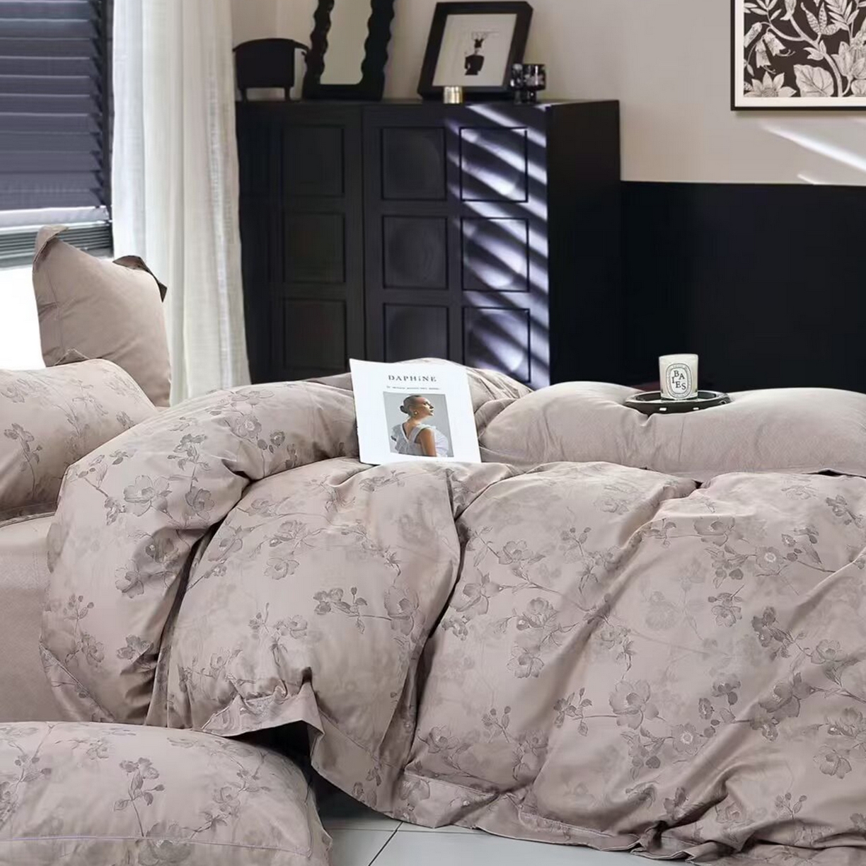 91家纺网 家纺一手货源 找家纺 （总）未来家居 2025新款全棉铂金凯丽三件套13376-2