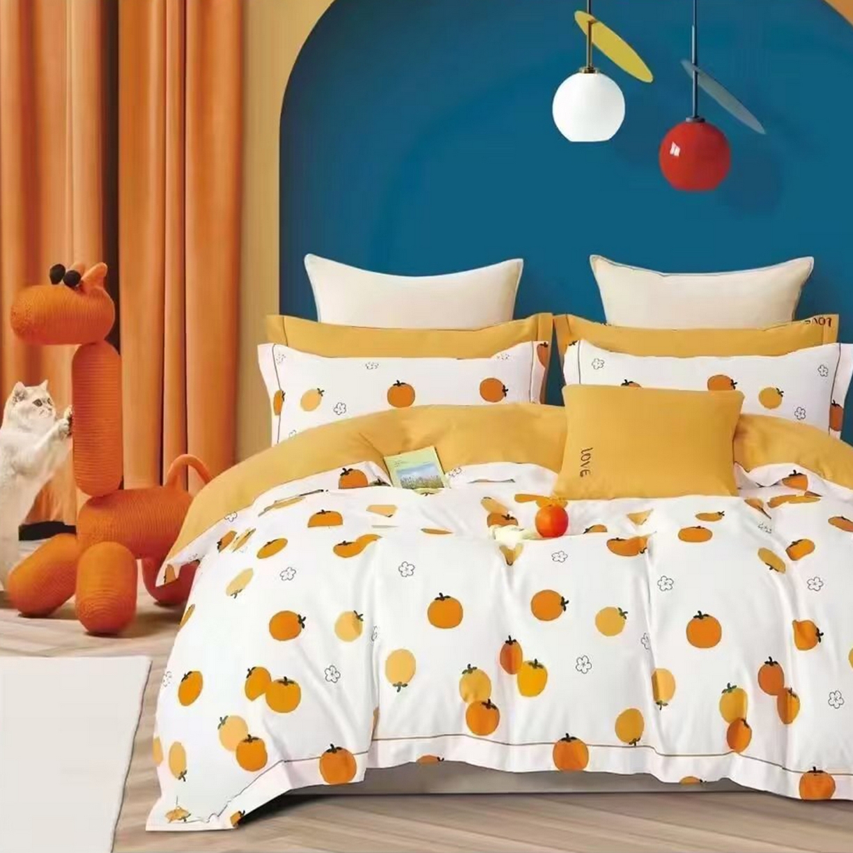 91家纺网 家纺一手货源 找家纺 （总）未来家居 2025新款全棉铂金凯丽三件套13376-3