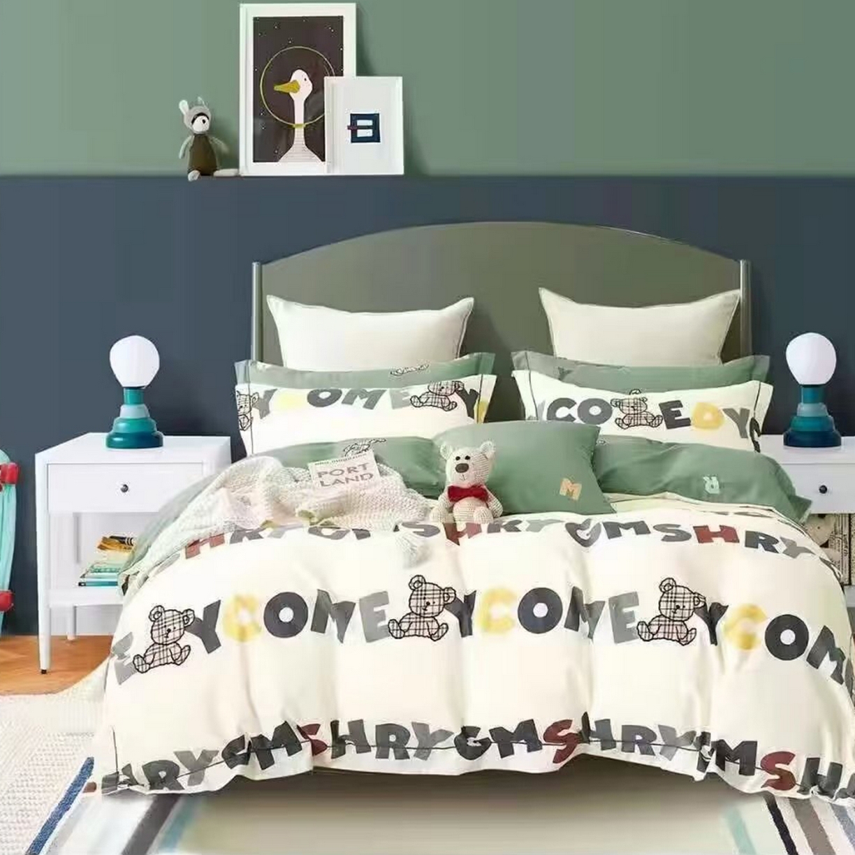 91家纺网 家纺一手货源 找家纺 （总）未来家居 2025新款全棉铂金凯丽三件套13376-3