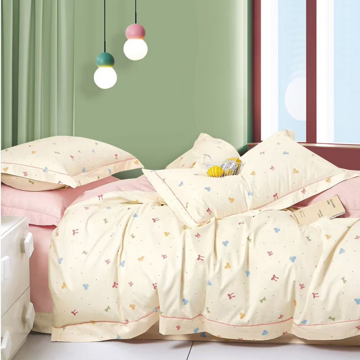 91家纺网 家纺一手货源 找家纺 （总）未来家居 2025新款全棉铂金凯丽三件套13376-3