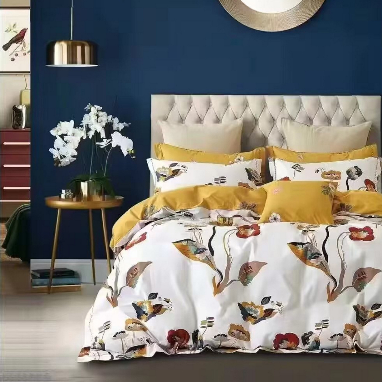 91家纺网 家纺一手货源 找家纺 （总）未来家居 2025新款全棉铂金凯丽三件套13376-3