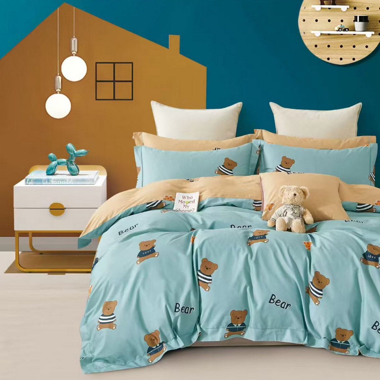 91家纺网 家纺一手货源 找家纺 （总）未来家居 2025新款全棉铂金凯丽三件套13376-3