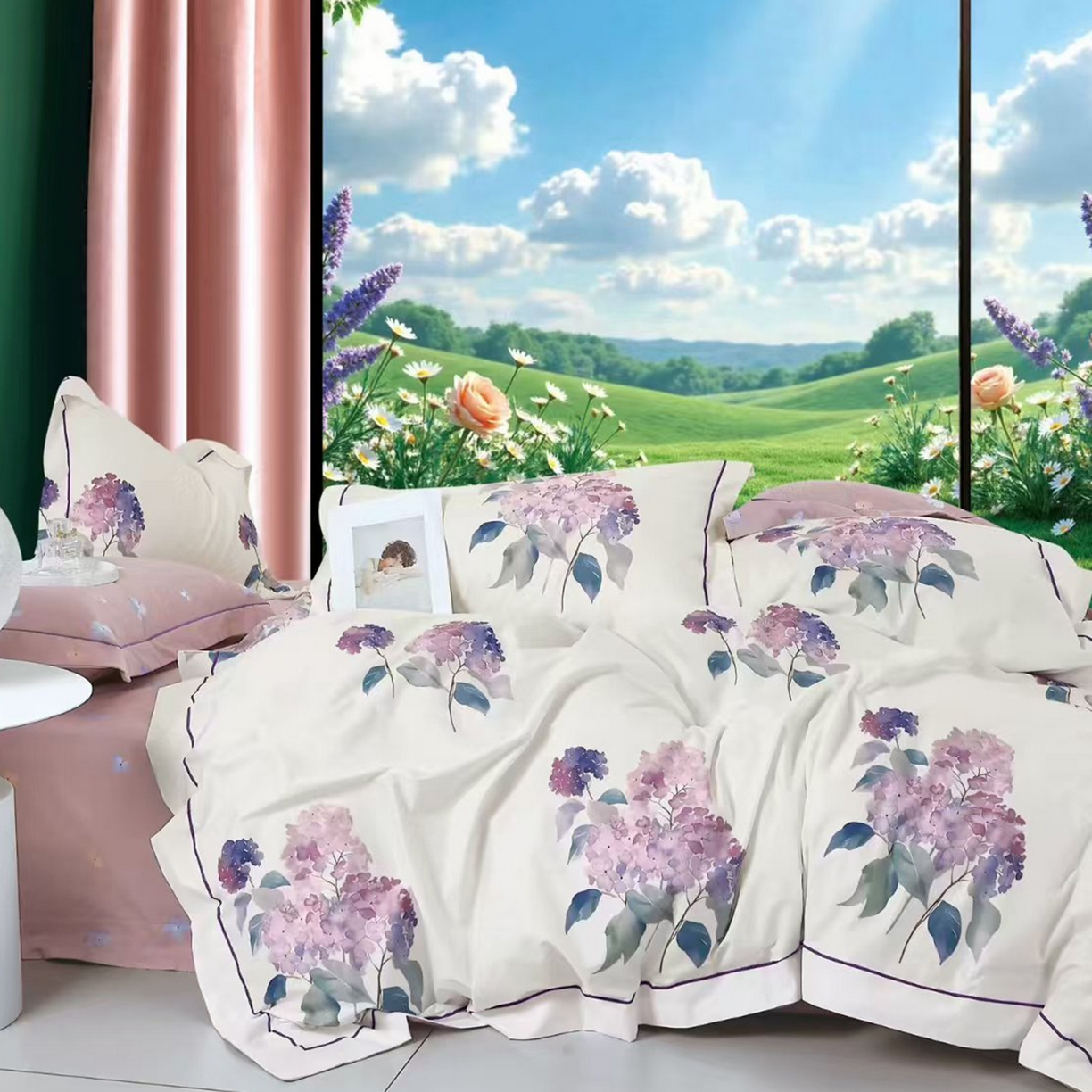 91家纺网 家纺一手货源 找家纺 （总）未来家居 2025新款全棉铂金凯丽三件套13376-3