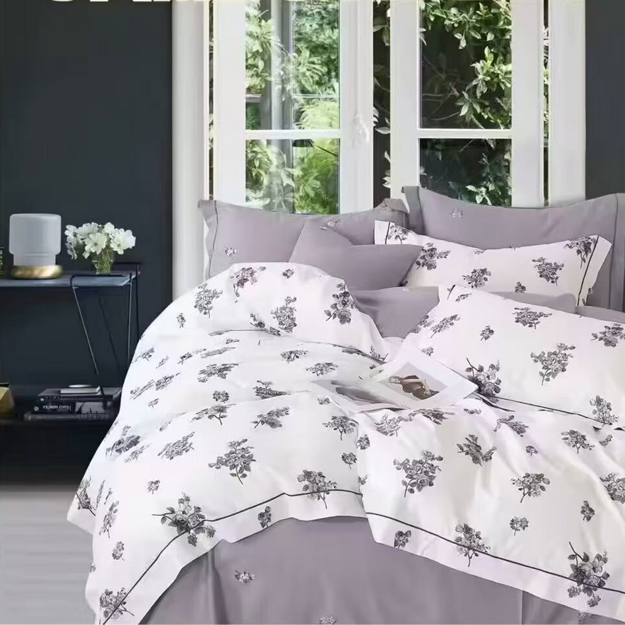 91家纺网 家纺一手货源 找家纺 （总）未来家居 2025新款全棉铂金凯丽三件套13376-3