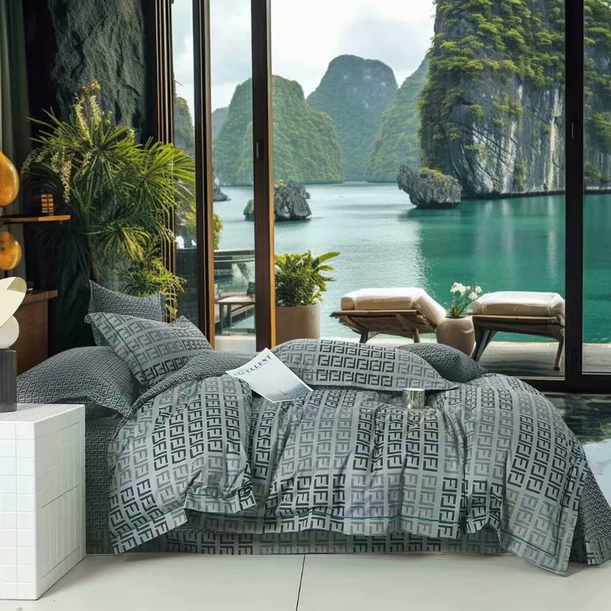 91家纺网 家纺一手货源 找家纺 （总）未来家居 2025新款全棉铂金凯丽三件套13376-3