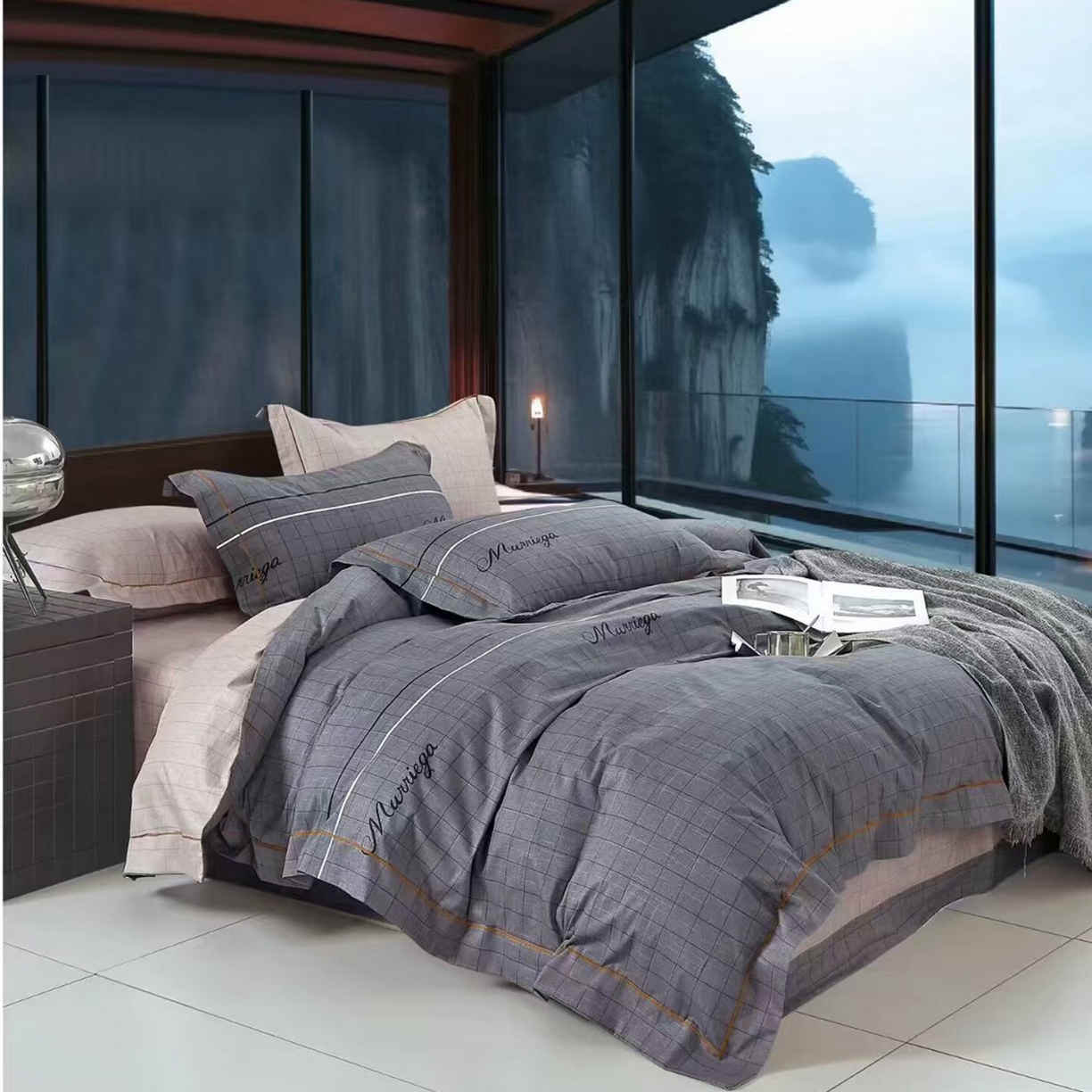 91家纺网 家纺一手货源 找家纺 （总）未来家居 2025新款全棉铂金凯丽三件套13376-3