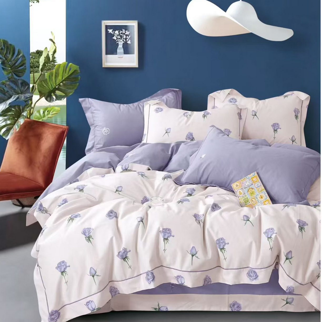 91家纺网 家纺一手货源 找家纺 （总）未来家居 2025新款全棉铂金凯丽三件套13376-3