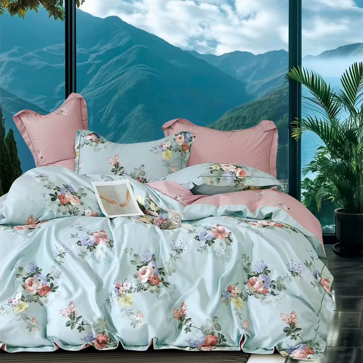 91家纺网 家纺一手货源 找家纺 （总）未来家居 2025新款全棉铂金凯丽三件套13376-3