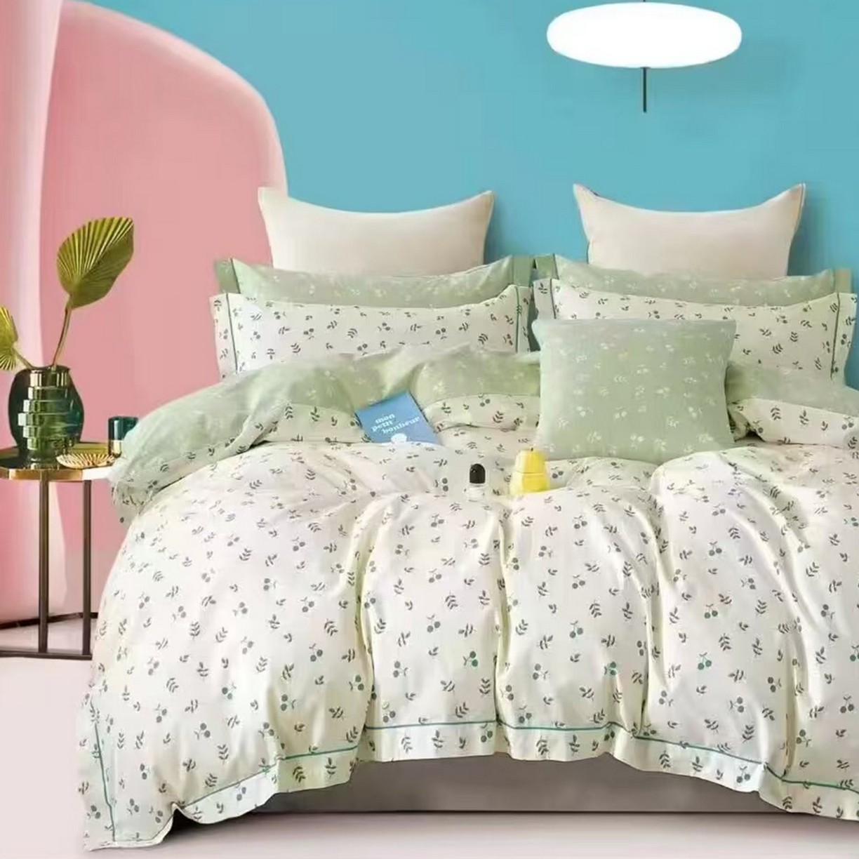 91家纺网 家纺一手货源 找家纺 （总）未来家居 2025新款全棉铂金凯丽三件套13376-3