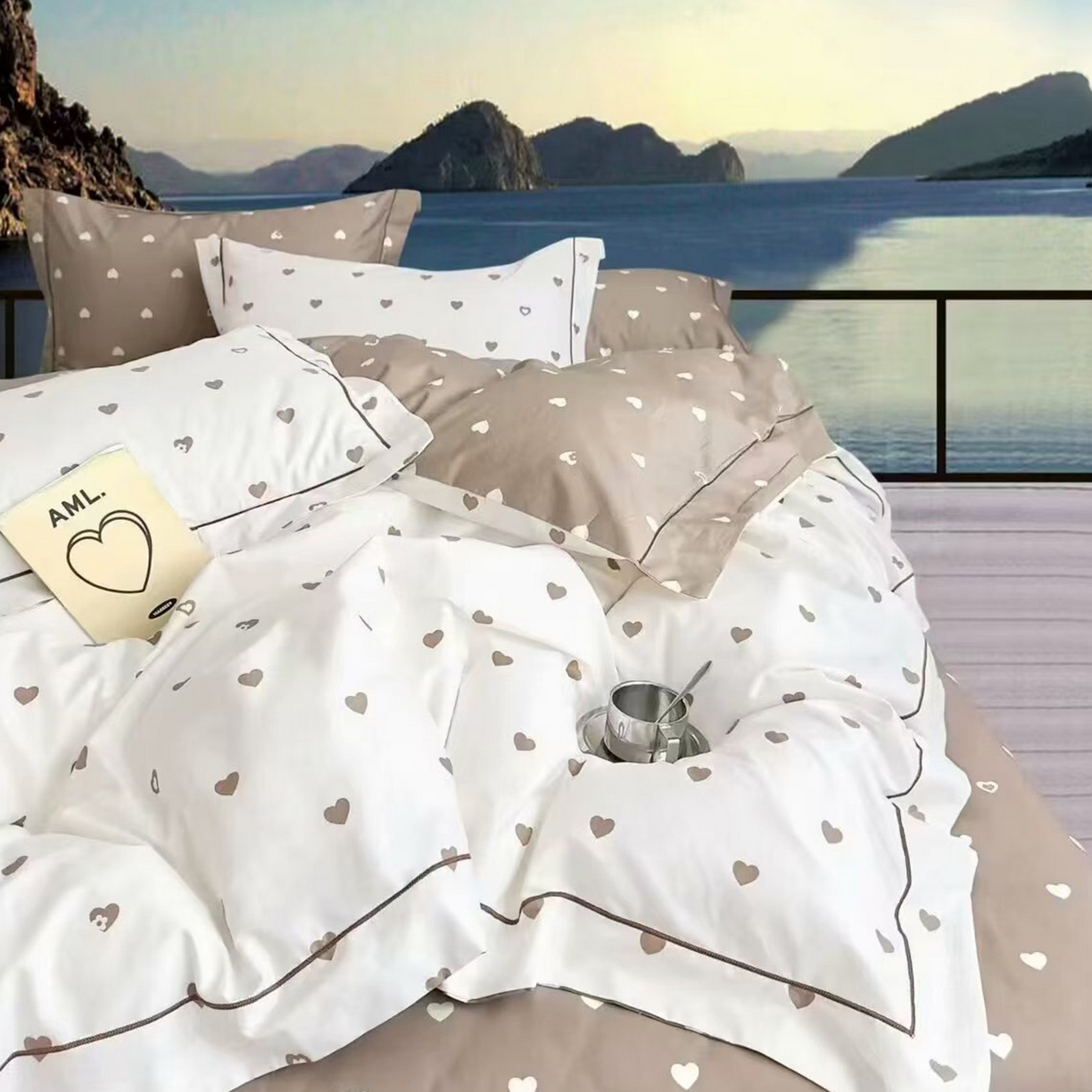 91家纺网 家纺一手货源 找家纺 （总）未来家居 2025新款全棉铂金凯丽三件套13376-3