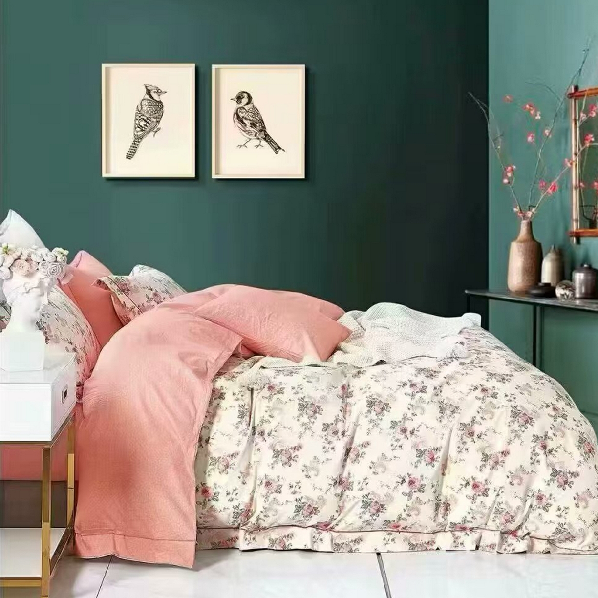 91家纺网 家纺一手货源 找家纺 （总）未来家居 2025新款全棉铂金凯丽三件套13376-3