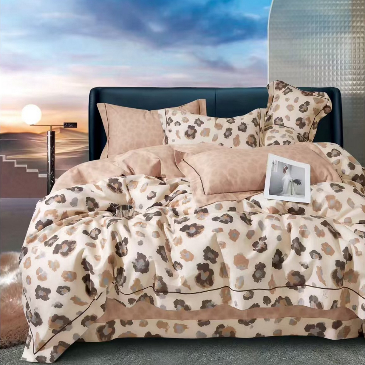 91家纺网 家纺一手货源 找家纺 （总）未来家居 2025新款全棉铂金凯丽三件套13376-3