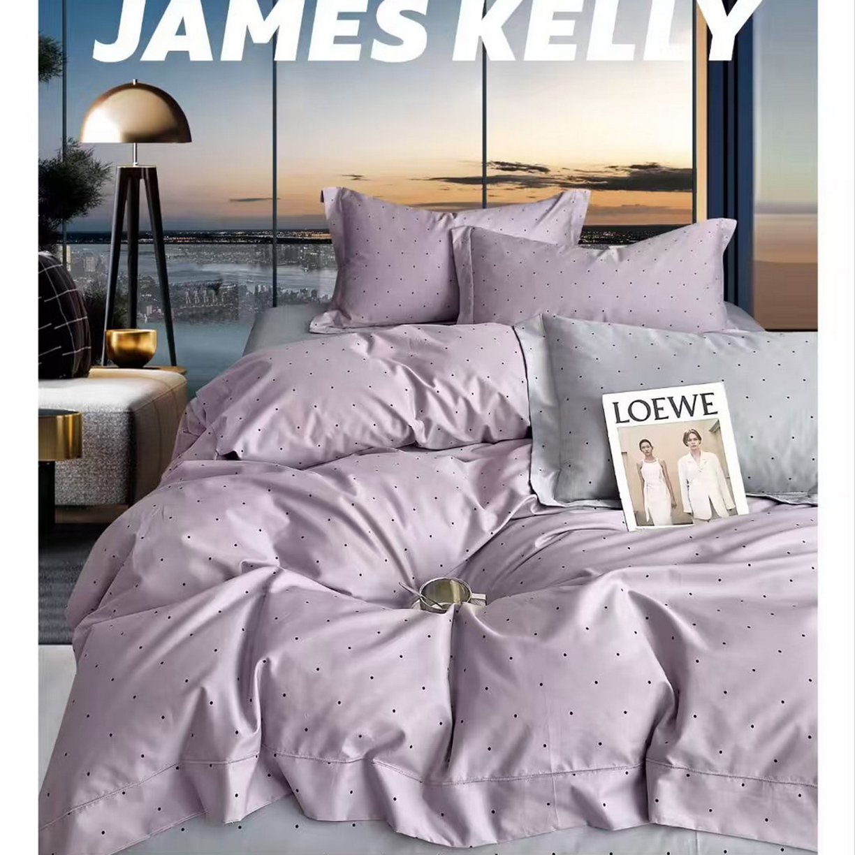 91家纺网 家纺一手货源 找家纺 （总）未来家居 2026新款全棉铂金凯丽小号四件套