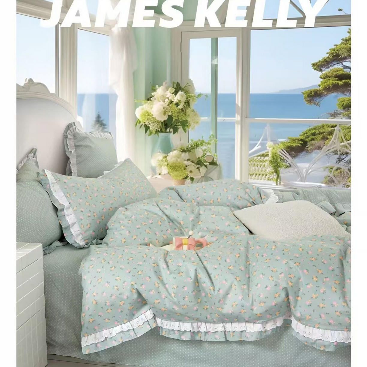 91家纺网 家纺一手货源 找家纺 （总）未来家居 2026新款全棉铂金凯丽小号四件套