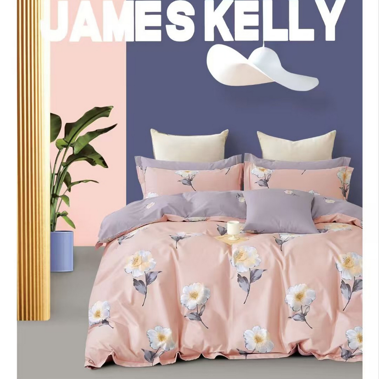 91家纺网 家纺一手货源 找家纺 （总）未来家居 2026新款全棉铂金凯丽小号四件套