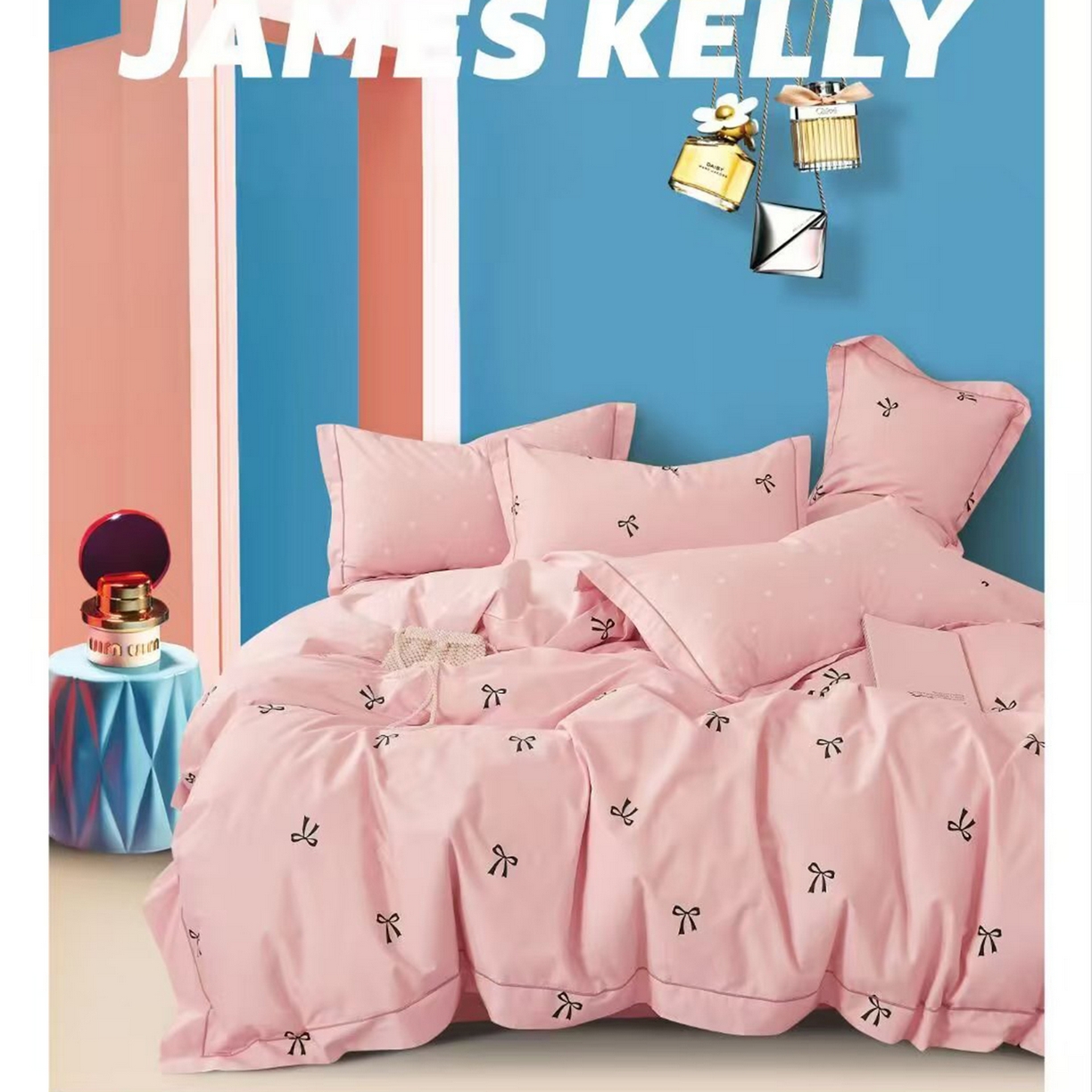 91家纺网 家纺一手货源 找家纺 （总）未来家居 2026新款全棉铂金凯丽小号四件套