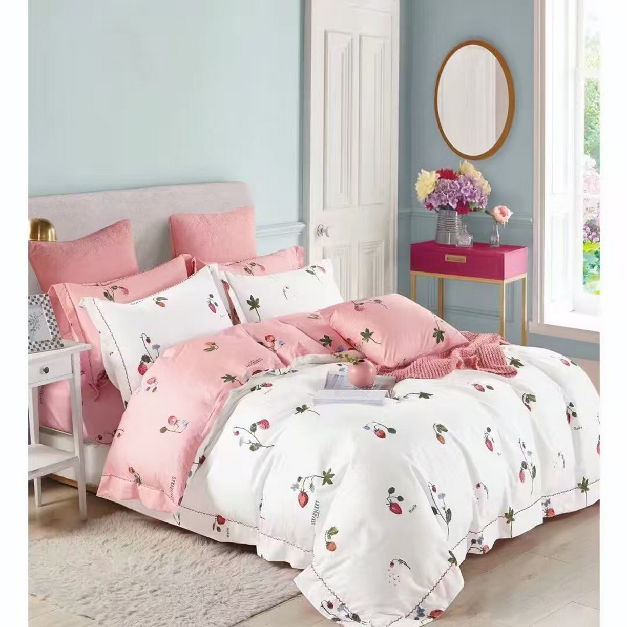 91家纺网 家纺一手货源 找家纺 （总）未来家居 2026新款全棉铂金凯丽小号四件套