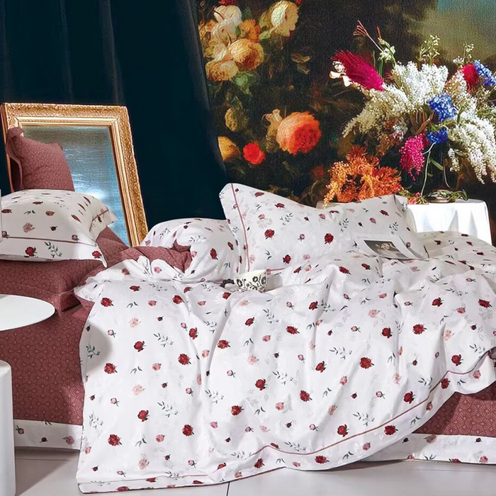 91家纺网 家纺一手货源 找家纺 （总）未来家居 2025新款金凯丽数码大提花印花长绒棉四件套