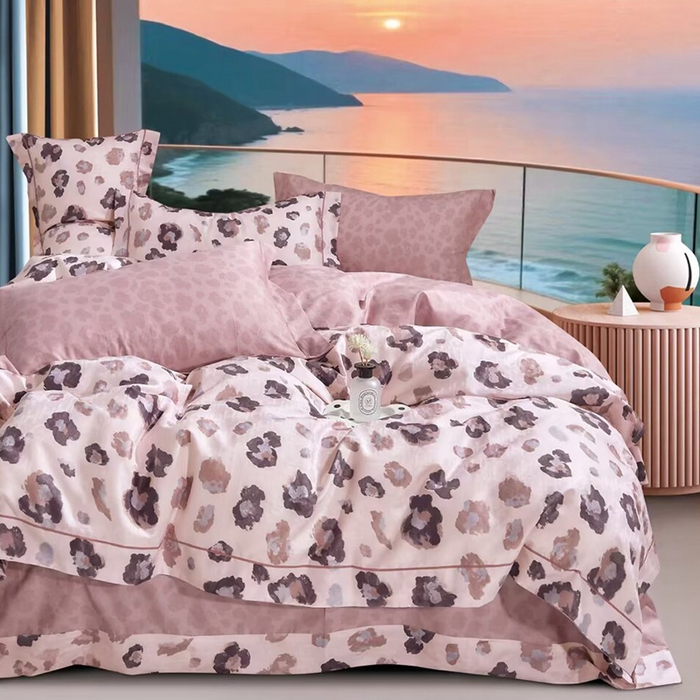 91家纺网 家纺一手货源 找家纺 （总）未来家居 2025新款金凯丽数码大提花印花长绒棉四件套