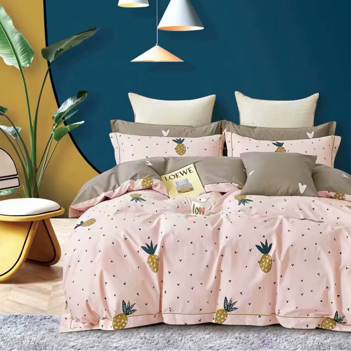 91家纺网 家纺一手货源 找家纺 （总）未来家居 JAMES KELLY （铂金凯丽）2025新款40支13376全棉印染铂金长绒棉四件套-系列4