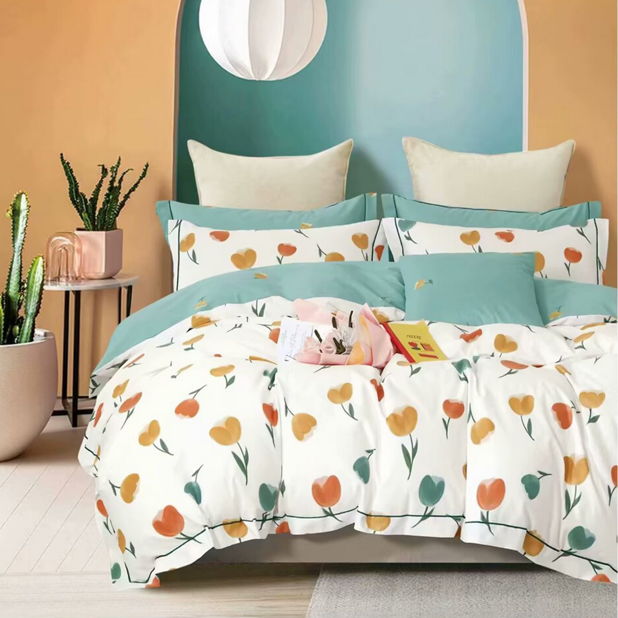 91家纺网 家纺一手货源 找家纺 （总）未来家居 JAMES KELLY （铂金凯丽）2025新款40支13376全棉印染铂金长绒棉四件套-系列4