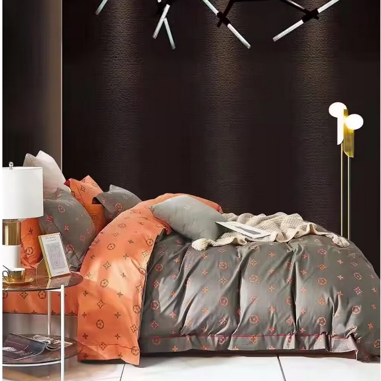 91家纺网 家纺一手货源 找家纺 （总）未来家居 JAMES KELLY （铂金凯丽）2025新款40支13376全棉印染铂金长绒棉四件套-系列4