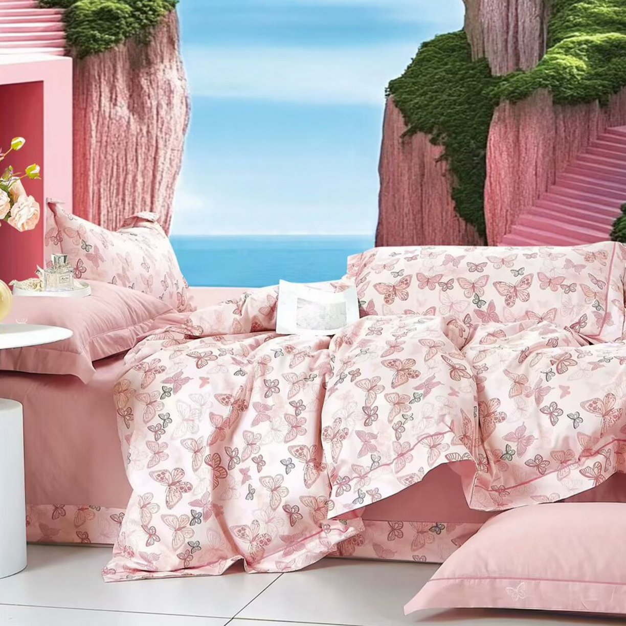 91家纺网 家纺一手货源 找家纺 （总）未来家居 JAMES KELLY （铂金凯丽）2025新款40支13376全棉印染铂金长绒棉四件套-系列4