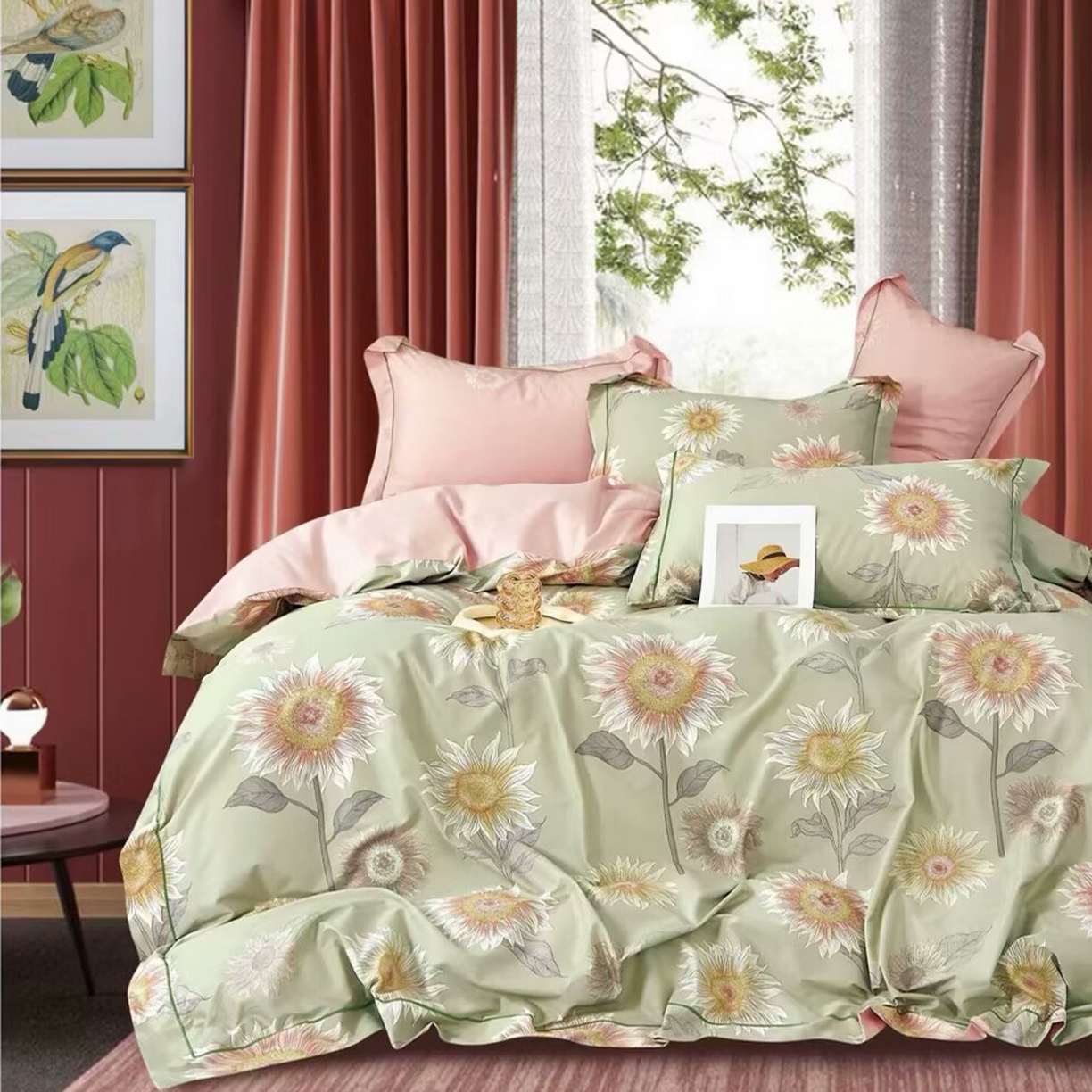 91家纺网 家纺一手货源 找家纺 （总）未来家居 JAMES KELLY （铂金凯丽）2025新款40支13376全棉印染铂金长绒棉四件套-系列4