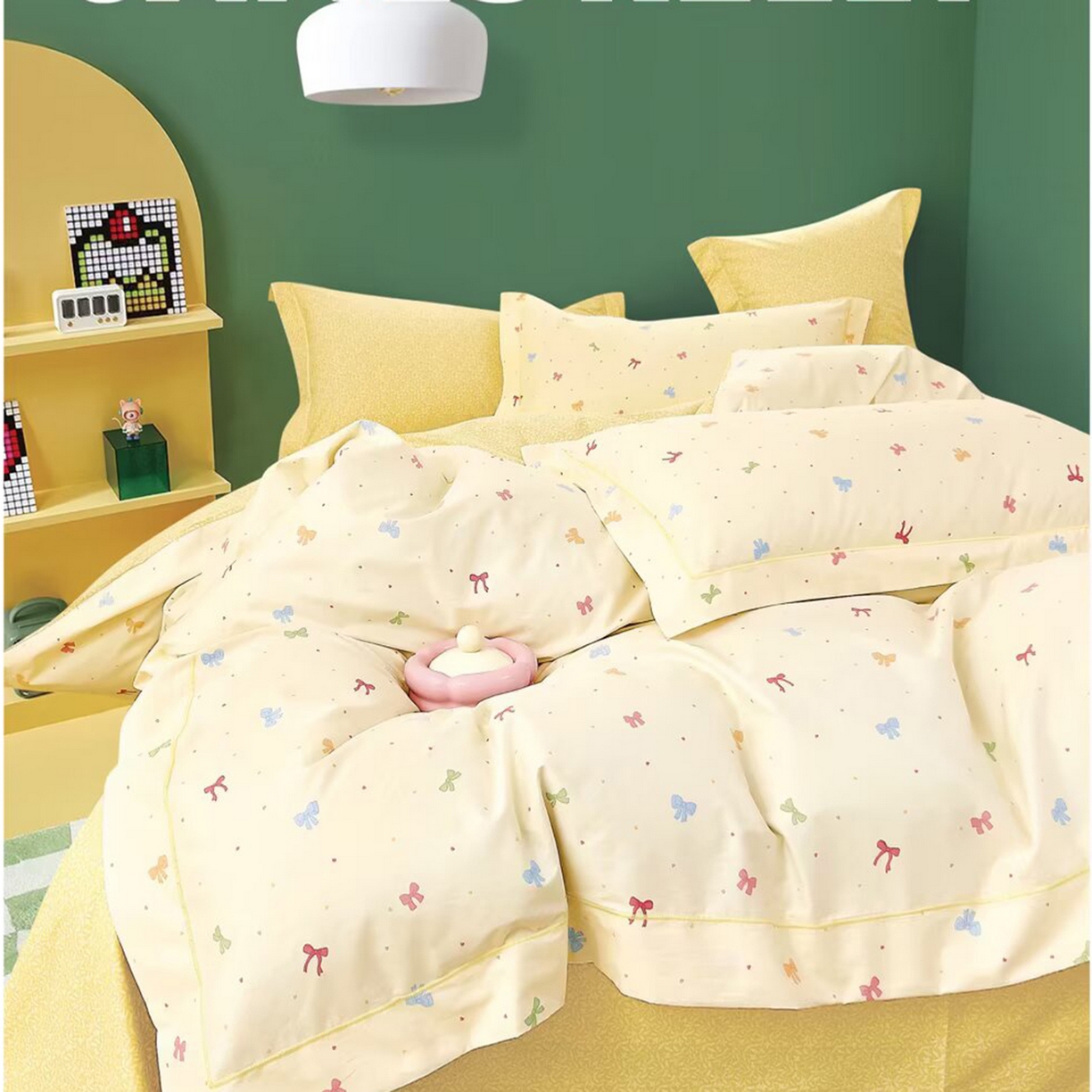 91家纺网 家纺一手货源 找家纺 （总）未来家居 JAMES KELLY （铂金凯丽）2025新款40支13376全棉印染铂金长绒棉四件套-系列4