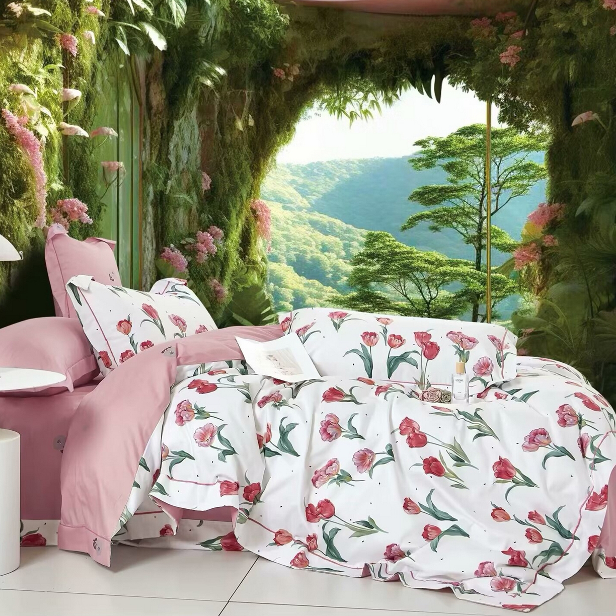 91家纺网 家纺一手货源 找家纺 （总）未来家居 JAMES KELLY （铂金凯丽）2025新款40支13376全棉印染铂金长绒棉四件套-系列4