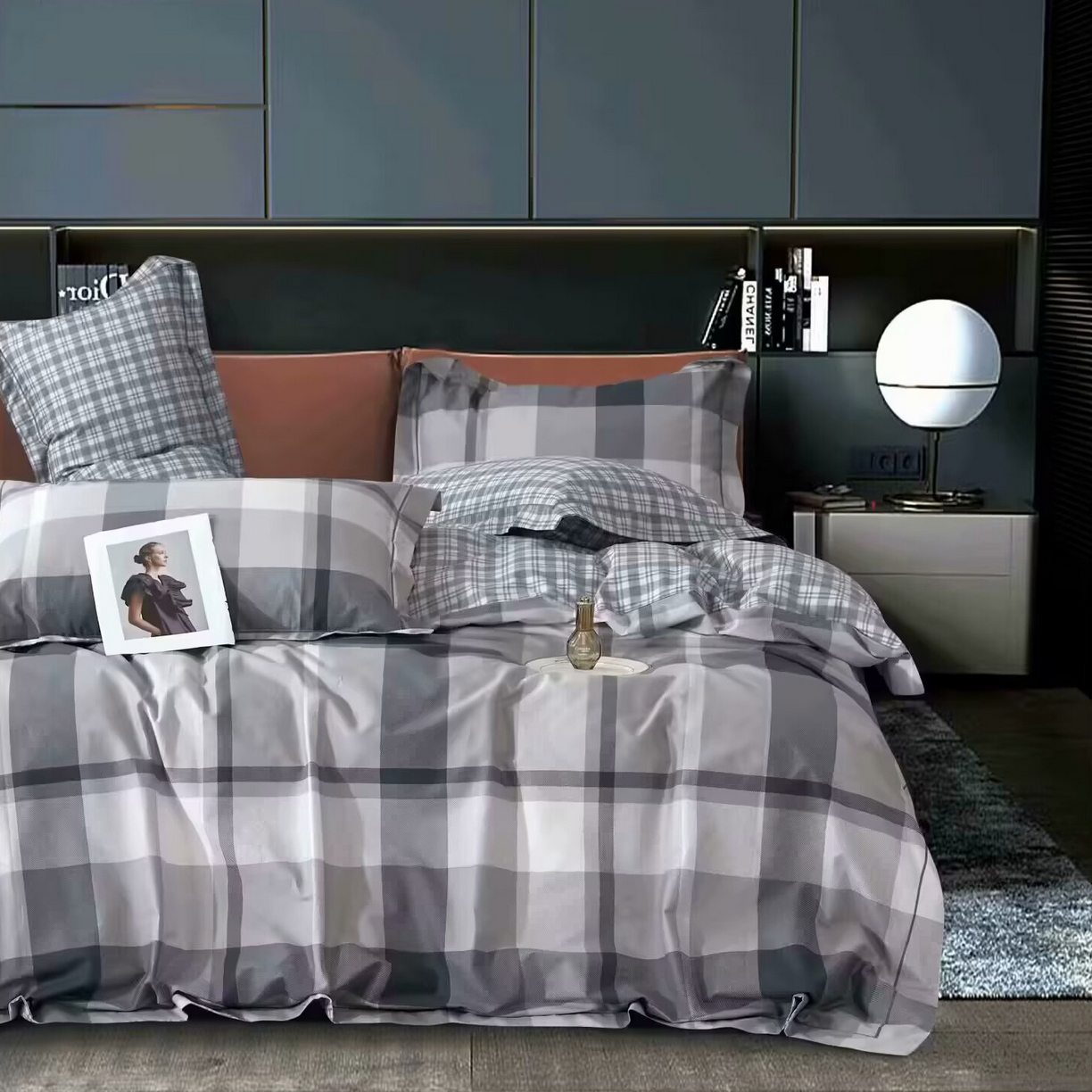 91家纺网 家纺一手货源 找家纺 （总）未来家居 JAMES KELLY （铂金凯丽）2025新款40支13376全棉印染铂金长绒棉四件套-系列4