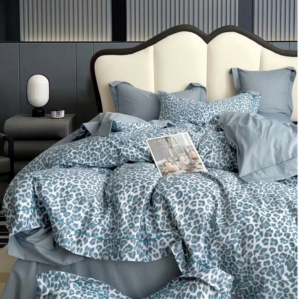 91家纺网 家纺一手货源 找家纺 （总）未来家居 JAMES KELLY （铂金凯丽）2025新款40支13376全棉印染铂金长绒棉四件套-系列4