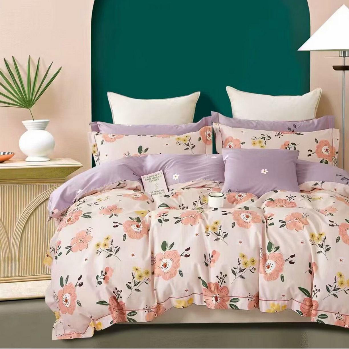 91家纺网 家纺一手货源 找家纺 （总）未来家居 JAMES KELLY （铂金凯丽）2025新款40支13376全棉印染铂金长绒棉四件套-系列4