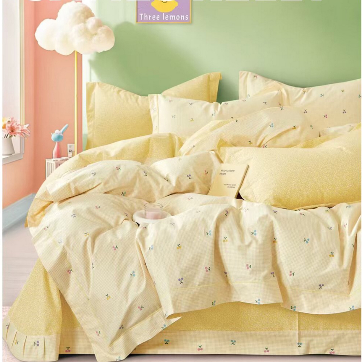 91家纺网 家纺一手货源 找家纺 （总）未来家居 JAMES KELLY （铂金凯丽）2025新款40支13376全棉印染铂金长绒棉四件套-系列4