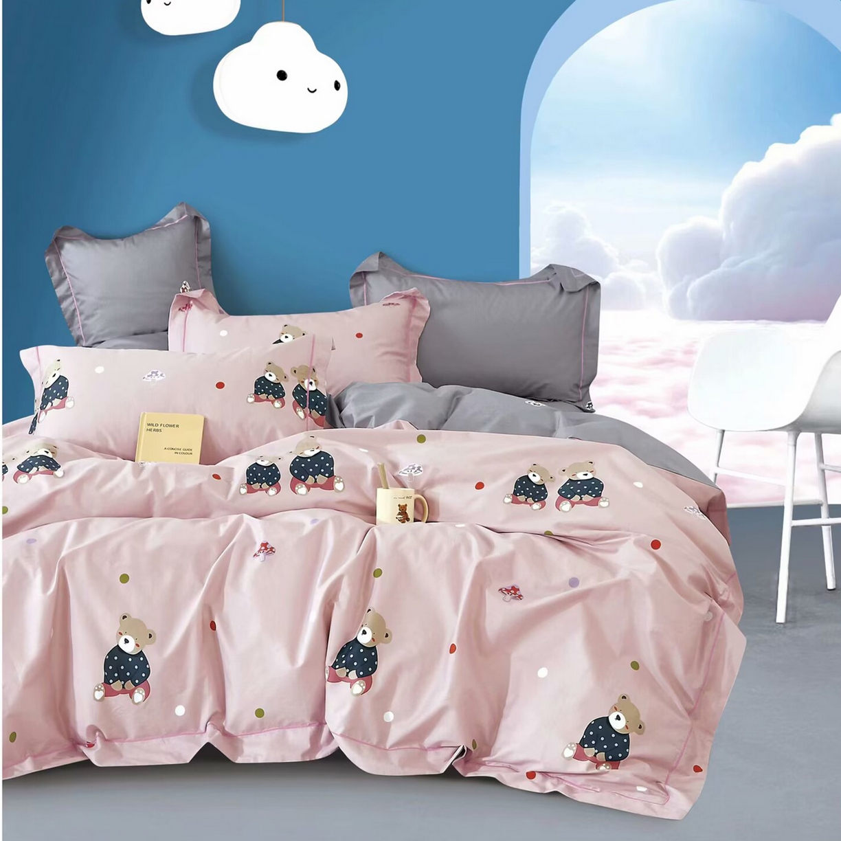 91家纺网 家纺一手货源 找家纺 （总）未来家居 JAMES KELLY （铂金凯丽）2025新款40支13376全棉印染铂金长绒棉四件套-系列4