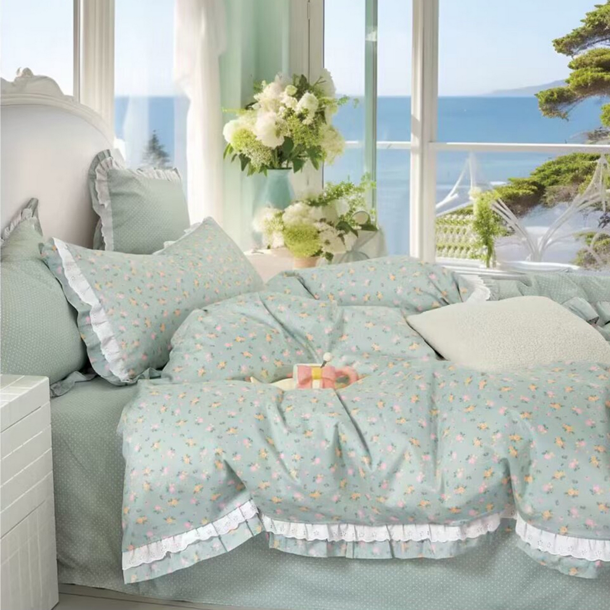 91家纺网 家纺一手货源 找家纺 （总）未来家居 JAMES KELLY （铂金凯丽）2025新款40支13376全棉印染铂金长绒棉四件套-系列4