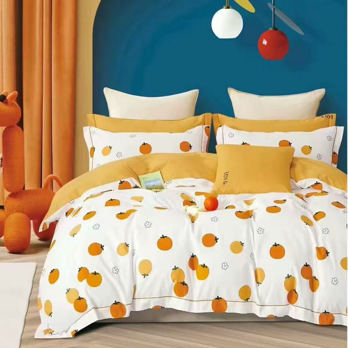 91家纺网 家纺一手货源 找家纺 （总）未来家居 JAMES KELLY （铂金凯丽）2025新款40支13376全棉印染铂金长绒棉四件套-大号1