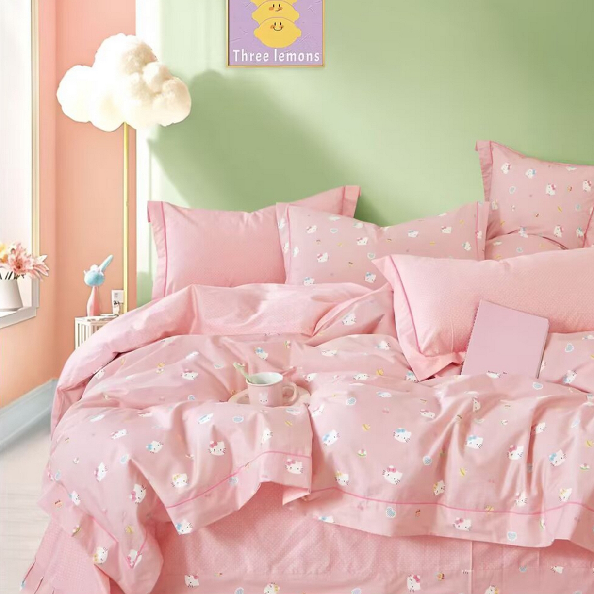 （总）未来家居 JAMES KELLY （铂金凯丽）2025新款40支13376全棉印染铂金长绒棉四件套-系列4