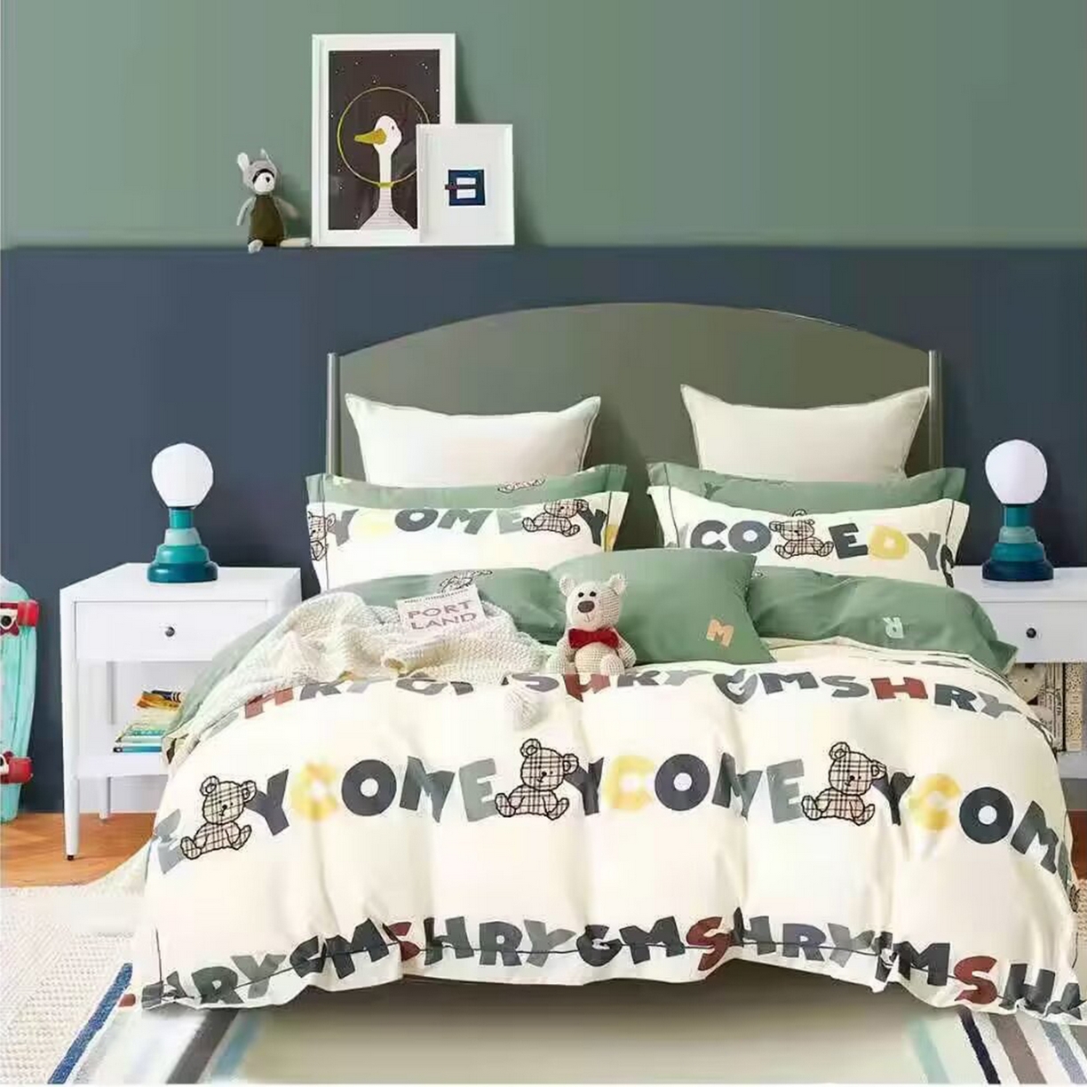 91家纺网 家纺一手货源 找家纺 （总）未来家居 JAMES KELLY （铂金凯丽）2025新款40支13376全棉印染铂金长绒棉四件套-系列4