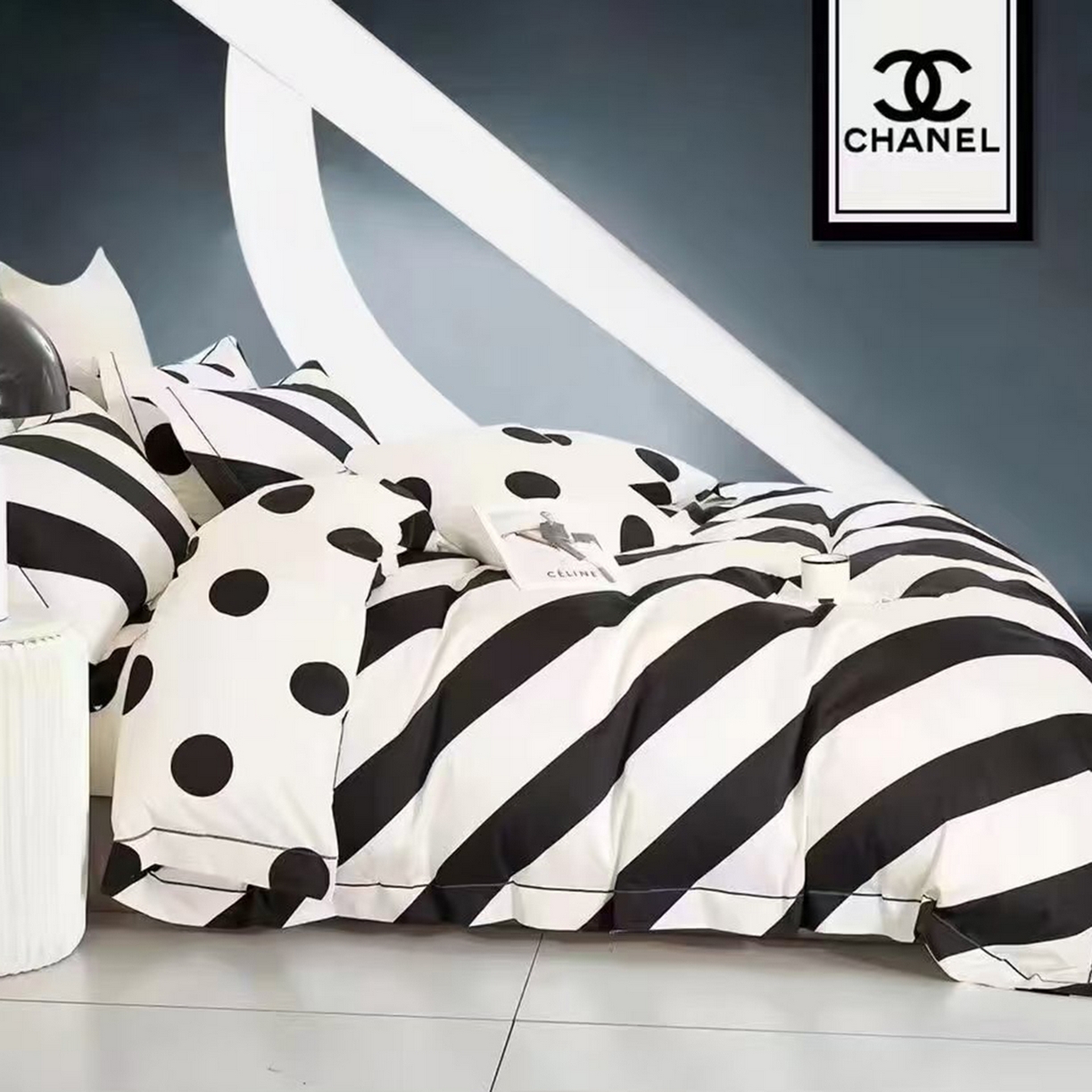 91家纺网 家纺一手货源 找家纺 （总）未来家居 JAMES KELLY （铂金凯丽）2025新款40支13376全棉印染铂金长绒棉四件套-大号1