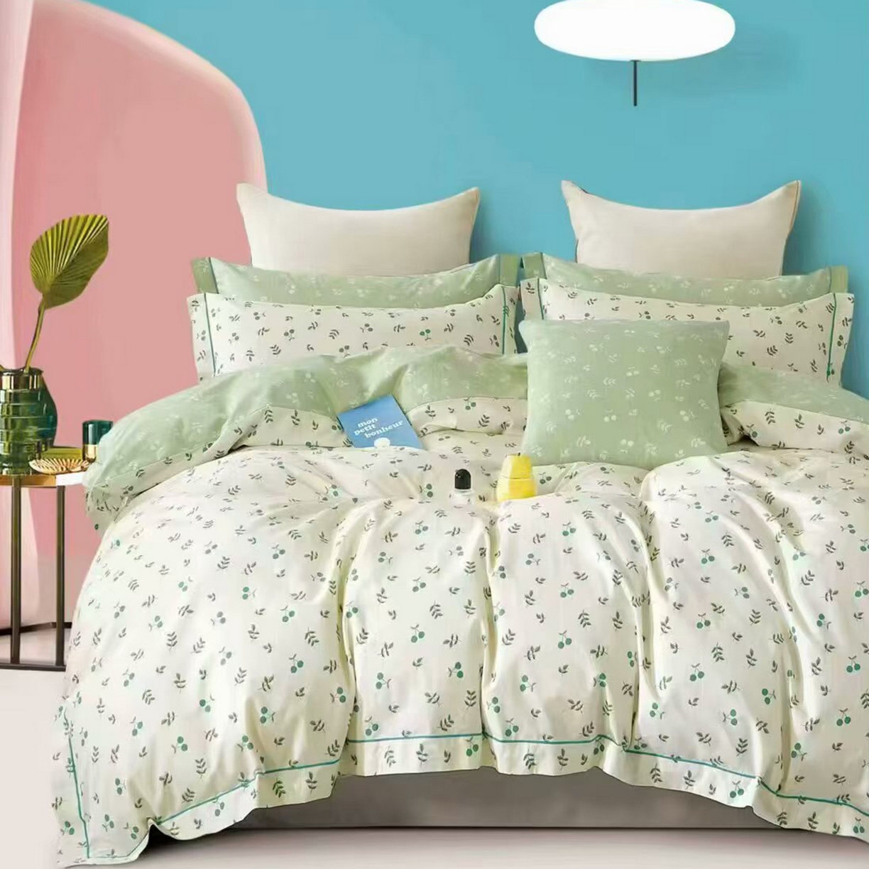 91家纺网 家纺一手货源 找家纺 （总）未来家居 JAMES KELLY （铂金凯丽）2025新款40支13376全棉印染铂金长绒棉四件套-大号1