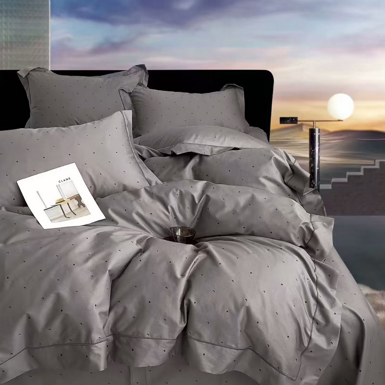 91家纺网 家纺一手货源 找家纺 （总）未来家居 JAMES KELLY （铂金凯丽）2025新款40支13376全棉印染铂金长绒棉四件套-大号1