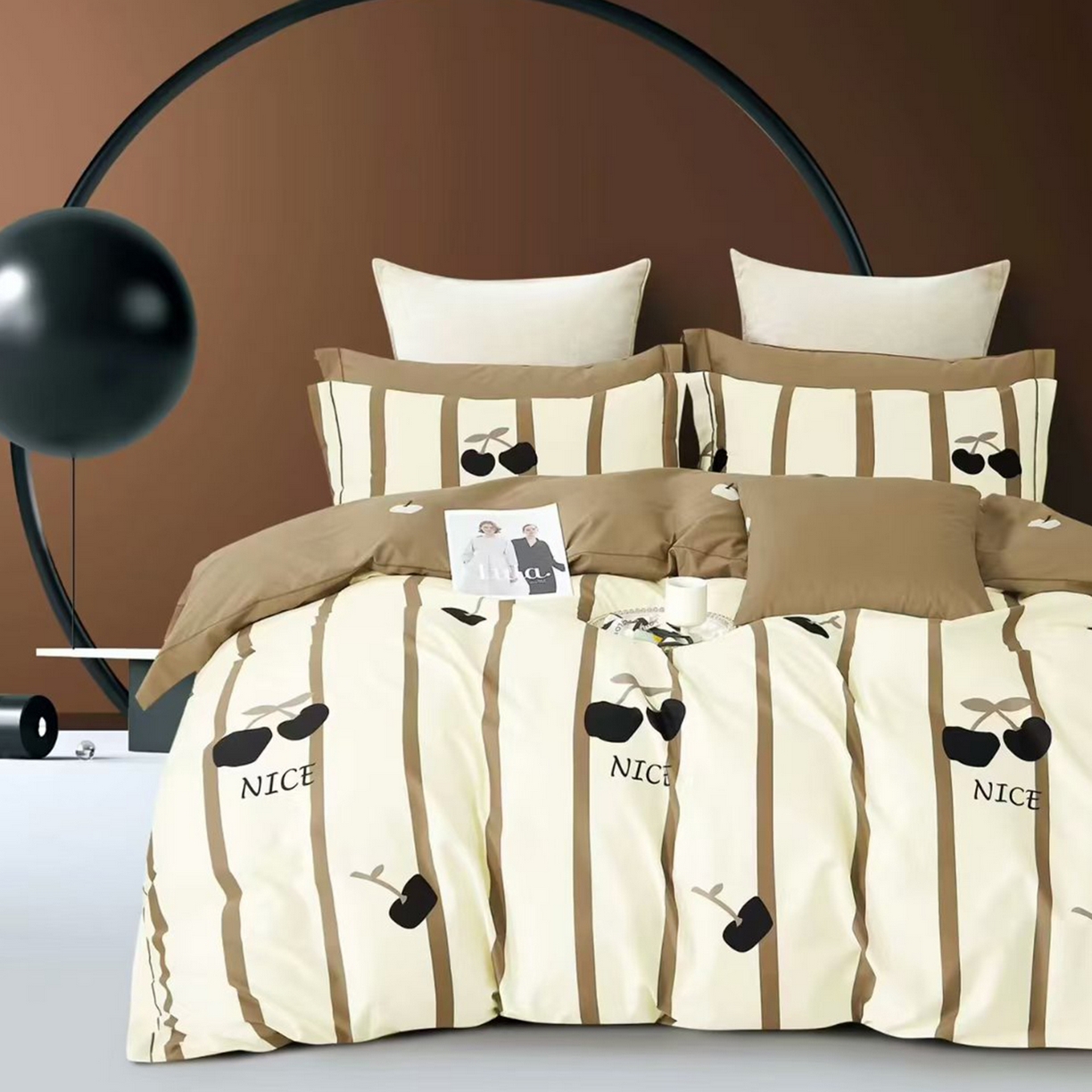 91家纺网 家纺一手货源 找家纺 （总）未来家居 JAMES KELLY （铂金凯丽）2025新款40支13376全棉印染铂金长绒棉四件套-大号1