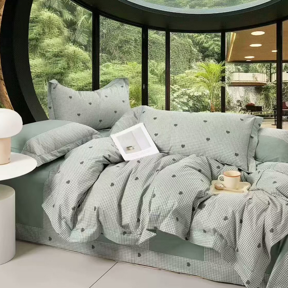 91家纺网 家纺一手货源 找家纺 （总）未来家居 JAMES KELLY （铂金凯丽）2025新款40支13376全棉印染铂金长绒棉四件套-大号1