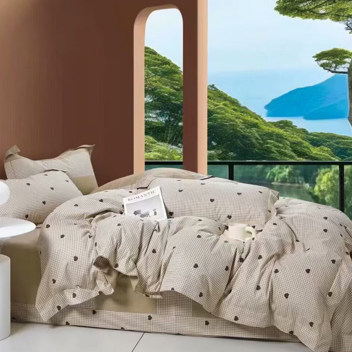 91家纺网 家纺一手货源 找家纺 （总）未来家居 JAMES KELLY （铂金凯丽）2025新款40支13376全棉印染铂金长绒棉四件套-系列4