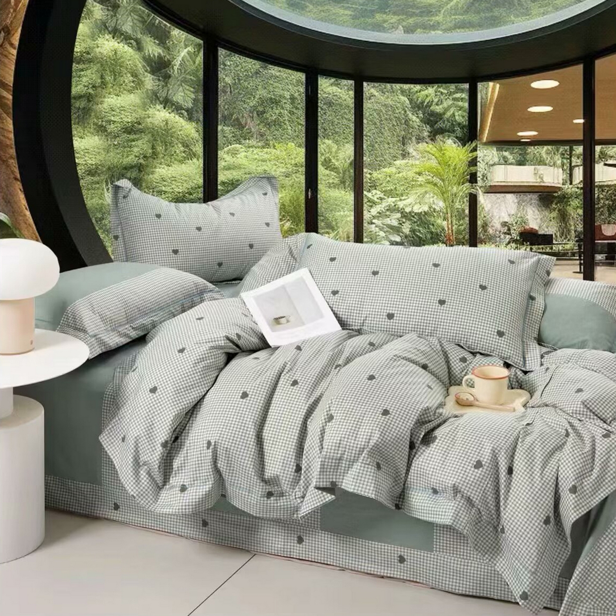 91家纺网 家纺一手货源 找家纺 （总）未来家居 JAMES KELLY （铂金凯丽）2025新款40支13376全棉印染铂金长绒棉四件套-系列4