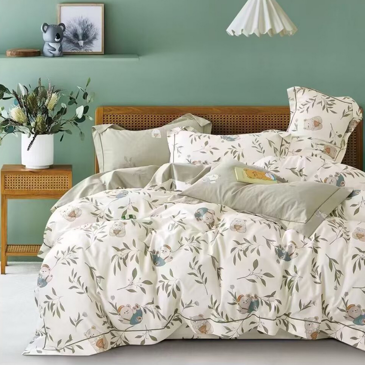 91家纺网 家纺一手货源 找家纺 （总2）未来家居 JAMES KELLY （铂金凯丽）2025新款40支13376全棉印染铂金长绒棉四件套-系列4