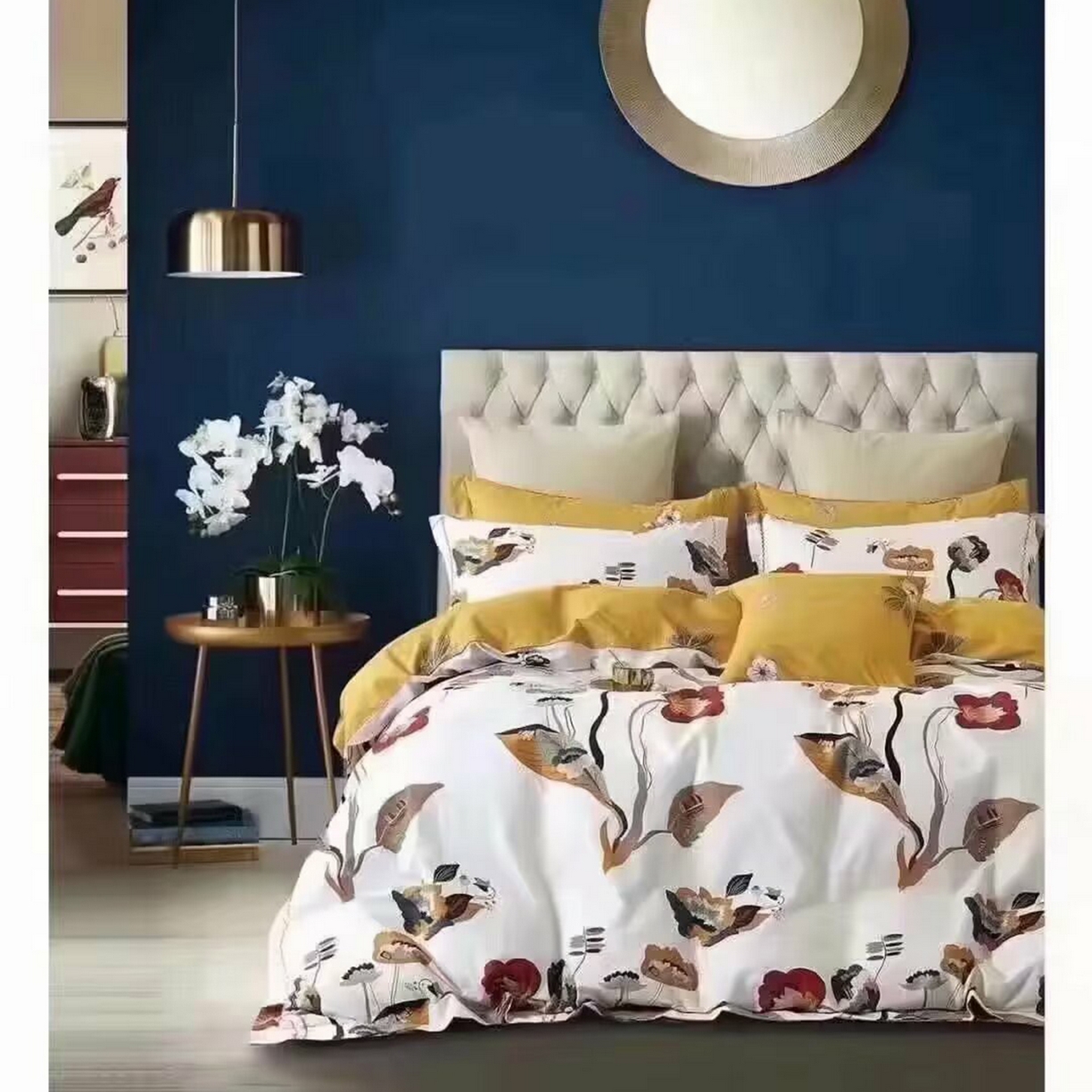 91家纺网 家纺一手货源 找家纺 （总）未来家居 JAMES KELLY （铂金凯丽）2026新款40支13376全棉印染铂金长绒棉四件套-大号2