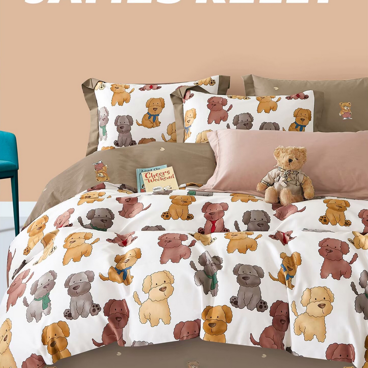 91家纺网 家纺一手货源 找家纺 （总2）未来家居 JAMES KELLY （铂金凯丽）2025新款40支13376全棉印染铂金长绒棉四件套-系列4