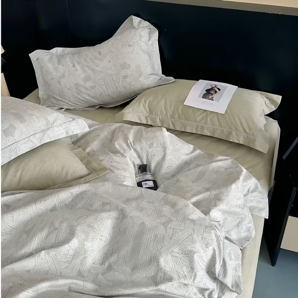 91家纺网 家纺一手货源 找家纺 （总2）未来家居 JAMES KELLY （铂金凯丽）2025新款40支13376全棉印染铂金长绒棉四件套-系列4